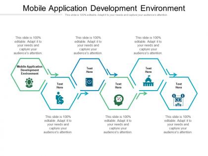 Mobile application development environment ppt powerpoint presentation inspiration background designs cpb