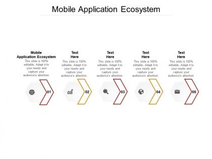 Mobile application ecosystem ppt powerpoint presentation portfolio icons cpb