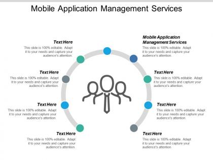 Mobile application management services ppt powerpoint presentation infographics themes cpb