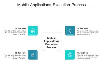 Mobile applications execution process ppt powerpoint presentation gallery shapes cpb