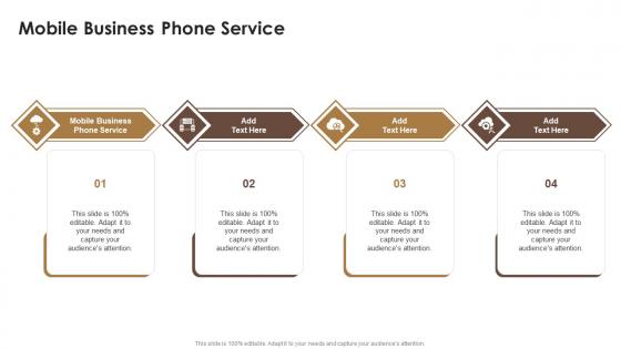 Mobile Business Phone Service In Powerpoint And Google Slides Cpb
