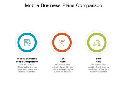 Mobile business plans comparison ppt powerpoint presentation styles slide download cpb