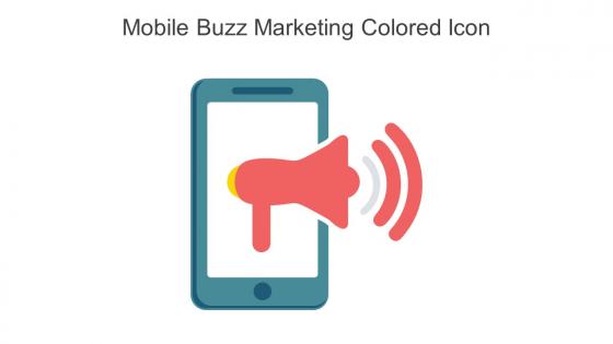 Mobile Buzz Marketing Colored Icon In Powerpoint Pptx Png And Editable Eps Format