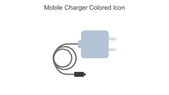 Mobile Charger Colored Icon In Powerpoint Pptx Png And Editable Eps Format