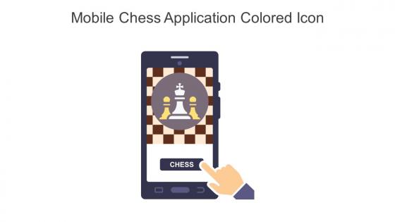 Mobile Chess Application Colored Icon In Powerpoint Pptx Png And Editable Eps Format