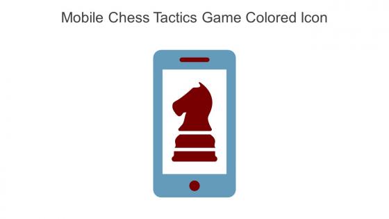 Mobile Chess Tactics Game Colored Icon In Powerpoint Pptx Png And Editable Eps Format