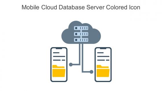 Mobile Cloud Database Server Colored Icon In Powerpoint Pptx Png And Editable Eps Format