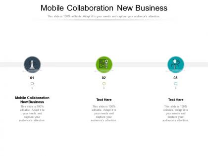 Mobile collaboration new business ppt powerpoint presentation show ideas cpb