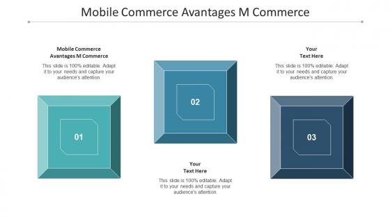 Mobile Commerce Advantages M Commerce Ppt Powerpoint Presentation Outline Samples Cpb