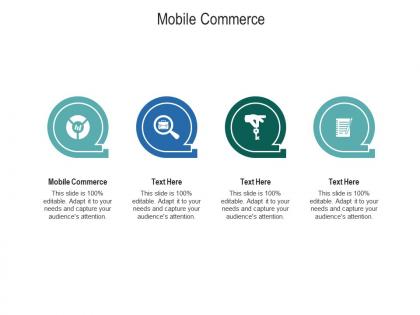 Mobile commerce ppt powerpoint presentation outline guide cpb