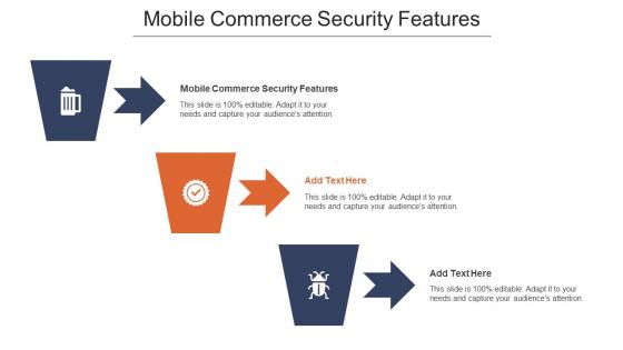 Mobile Commerce Security Features Ppt Powerpoint Presentation Styles Design Cpb