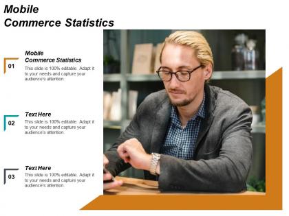 Mobile commerce statistics ppt powerpoint presentation infographic template graphics template cpb