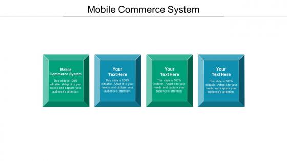 Mobile commerce system ppt powerpoint presentation pictures brochure cpb