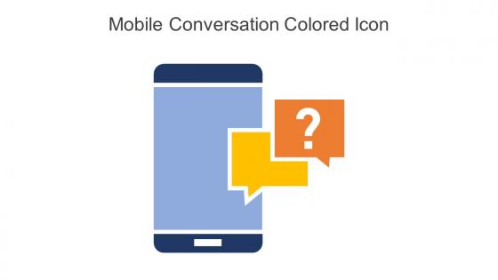 Mobile Conversation Colored Icon In Powerpoint Pptx Png And Editable Eps Format