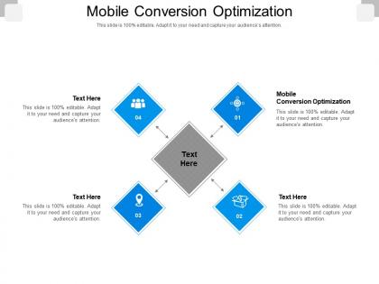 Mobile conversion optimization ppt powerpoint presentation outline example cpb