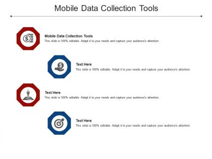 Mobile data collection tools ppt powerpoint presentation show icons cpb