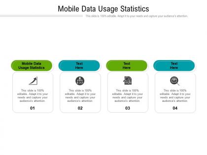 Mobile data usage statistics ppt powerpoint presentation model graphic tips cpb