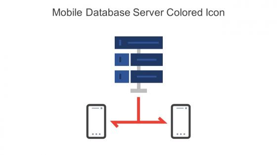 Mobile Database Server Colored Icon In Powerpoint Pptx Png And Editable Eps Format
