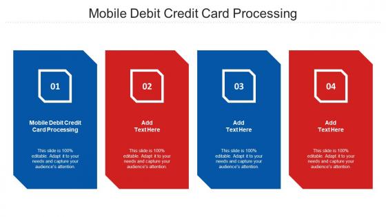 Mobile Debit Credit Card Processing Ppt Powerpoint Presentation Outline Cpb