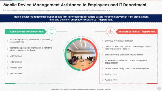 Mobile Device Management Assistance To Employees Unified Endpoint Security