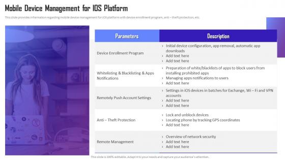 Mobile Device Management For IOS Platform Managing Mobile Device Solutions