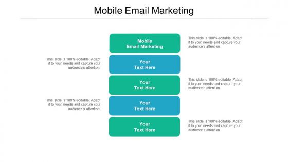 Mobile email marketing ppt powerpoint presentation slides infographics cpb
