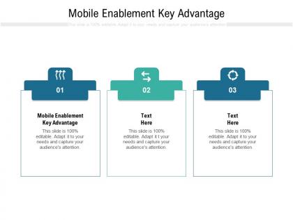 Mobile enablement key advantage ppt powerpoint presentation pictures example cpb