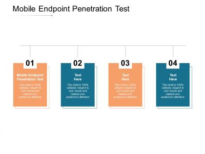 Mobile endpoint penetration test ppt powerpoint presentation pictures layout ideas cpb