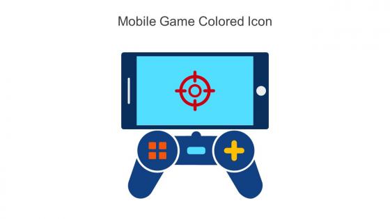 Mobile Game Colored Icon