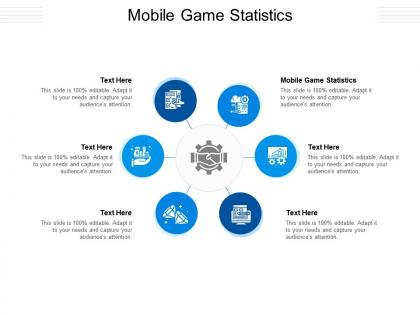 Mobile game statistics ppt powerpoint presentation icon graphics example cpb