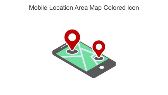 Mobile Location Area Map Colored Icon In Powerpoint Pptx Png And Editable Eps Format