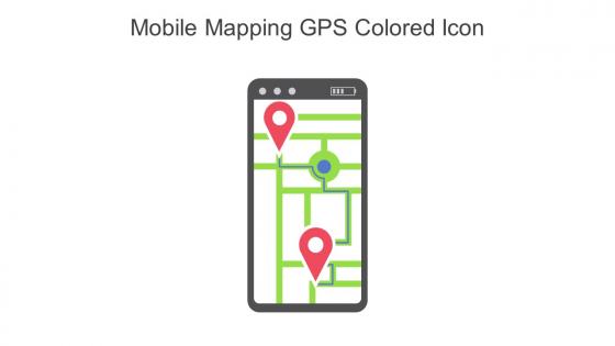 Mobile Mapping Gps Colored Icon In Powerpoint Pptx Png And Editable Eps Format