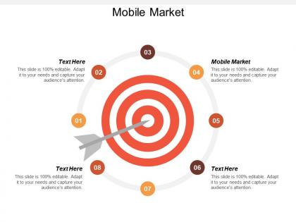 Mobile market ppt powerpoint presentation infographic template gridlines cpb