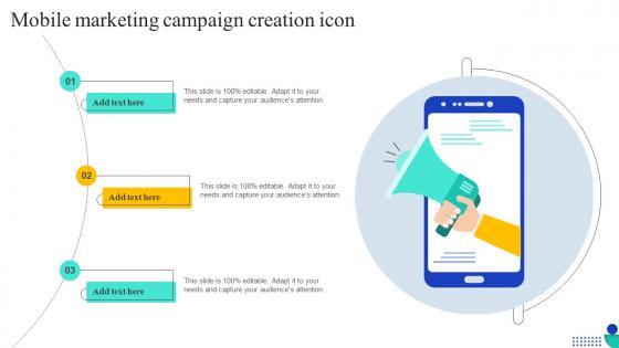 Mobile Marketing Campaign Creation Icon