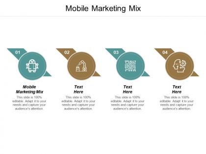 Mobile marketing mix ppt powerpoint presentation gallery summary cpb
