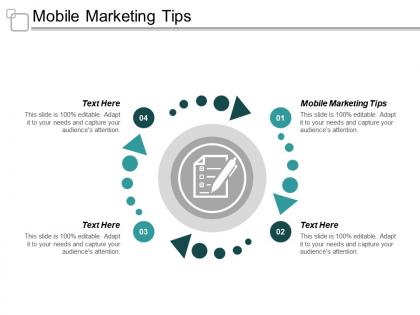 Mobile marketing tips ppt powerpoint presentation infographics graphics cpb