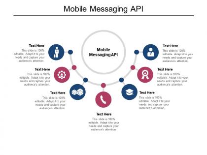 Mobile messaging api ppt powerpoint presentation styles visual aids cpb