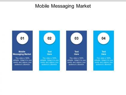 Mobile messaging market ppt powerpoint presentation model backgrounds cpb