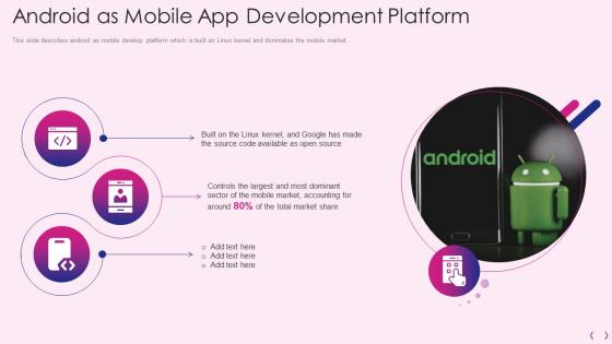 Mobile os development it android as mobile app development platform