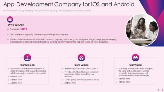 Mobile os development it app development company for ios and android