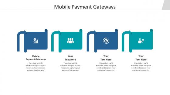 Mobile payment gateways ppt powerpoint presentation ideas infographic template cpb