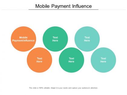 Mobile payment influence ppt powerpoint presentation professional diagrams cpb