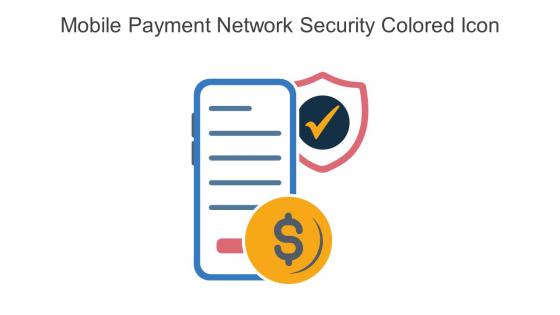 Mobile Payment Network Security Colored Icon In Powerpoint Pptx Png And Editable Eps Format