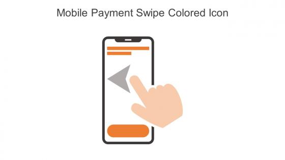 Mobile Payment Swipe Colored Icon In Powerpoint Pptx Png And Editable Eps Format