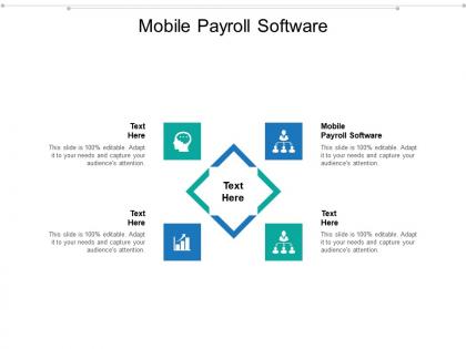 Mobile payroll software ppt powerpoint presentation portfolio designs cpb