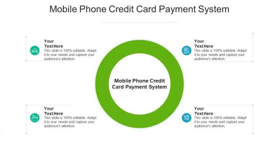 Mobile phone credit card payment system ppt powerpoint presentation pictures cpb