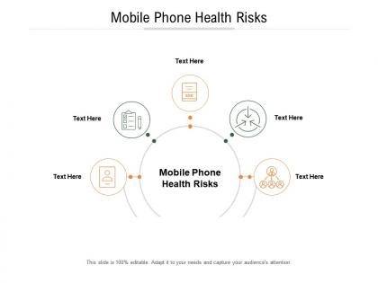 Mobile phone health risks ppt powerpoint presentation summary deck cpb