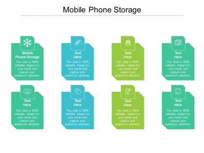 Mobile phone storage ppt powerpoint infographic template graphics design cpb