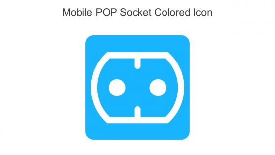 Mobile POP Socket Colored Icon In Powerpoint Pptx Png And Editable Eps Format