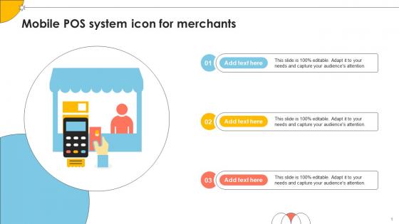 Mobile POS System Icon For Merchants
